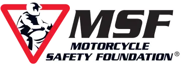 The logo for the motorcycle safety foundation