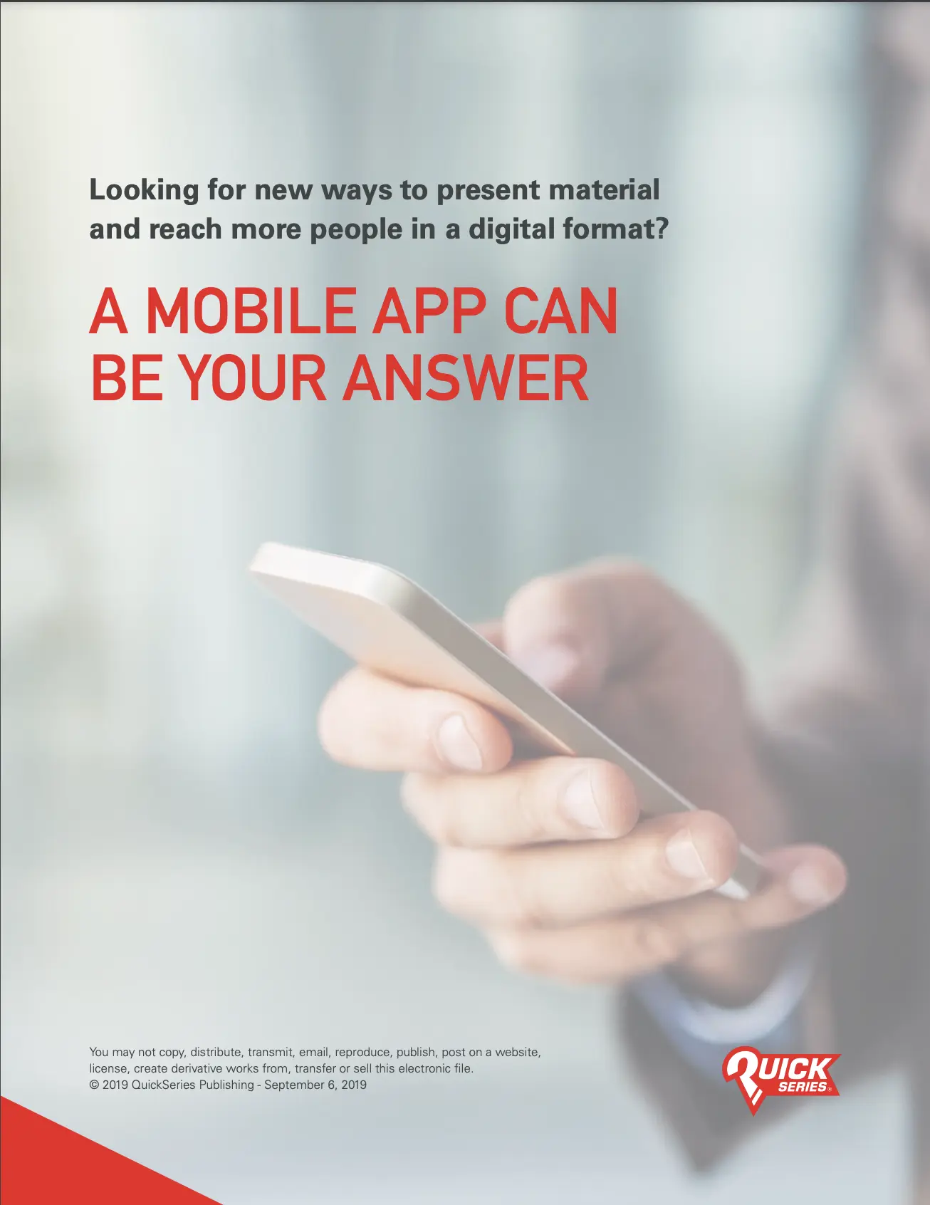 PDF cover image for A Mobile App Can Be Your Answer white paper