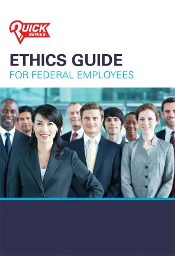 Featured content title cover image for Ethics for Federal Government Employees