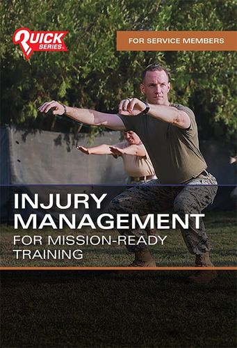 Featured content title cover image for DoD - Injury Management for Mission-Ready Training